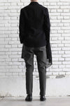 Marc Le Bihan Wool Blazer Flowing Silk 1320 Black